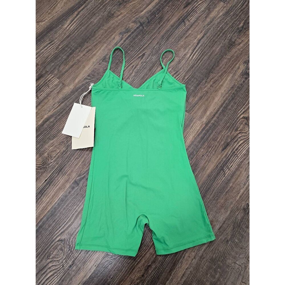 Adanola Women’s Unitard Romper Stamina One Piece Green Size Large NWT Activewear - Picture 6 of 8